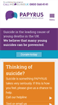 Mobile Screenshot of papyrus-uk.org